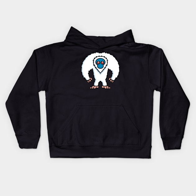 Cute yeti Kids Hoodie by UniqueDesignsCo